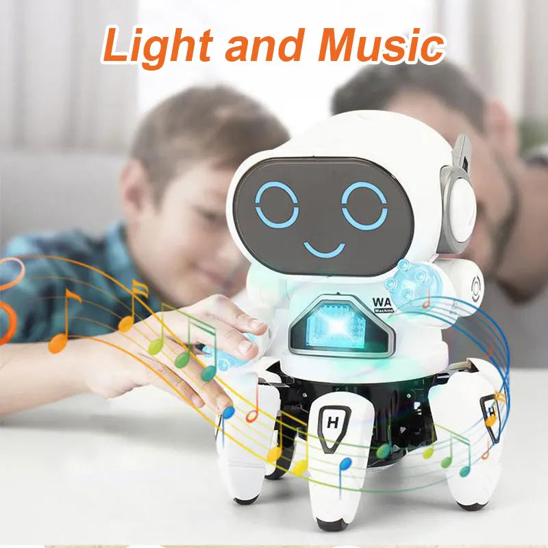 🐙 Lights, Music & Wiggly Fun – Octopus Dance Robot for Little Explorers! 🎶💃 - ThiGui