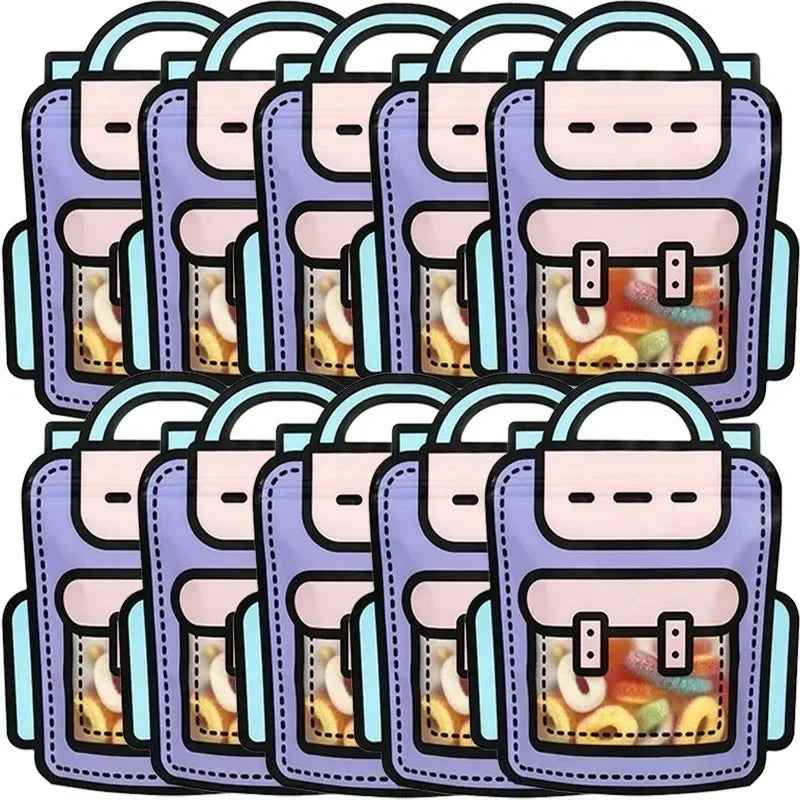 🎁 Fun Little Snack Bags – Reusable Cartoon Mini Pouches for Kids' Goodies 🍬🎉 - ThiGui