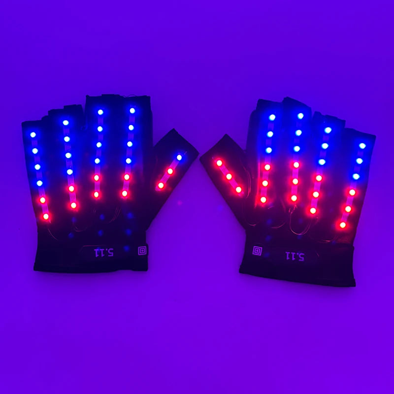 🧤 LED Glow Glasses + Gloves ✨ | Dance, Dazzle & Shine at Every Party! 🕺💡 - ThiGui