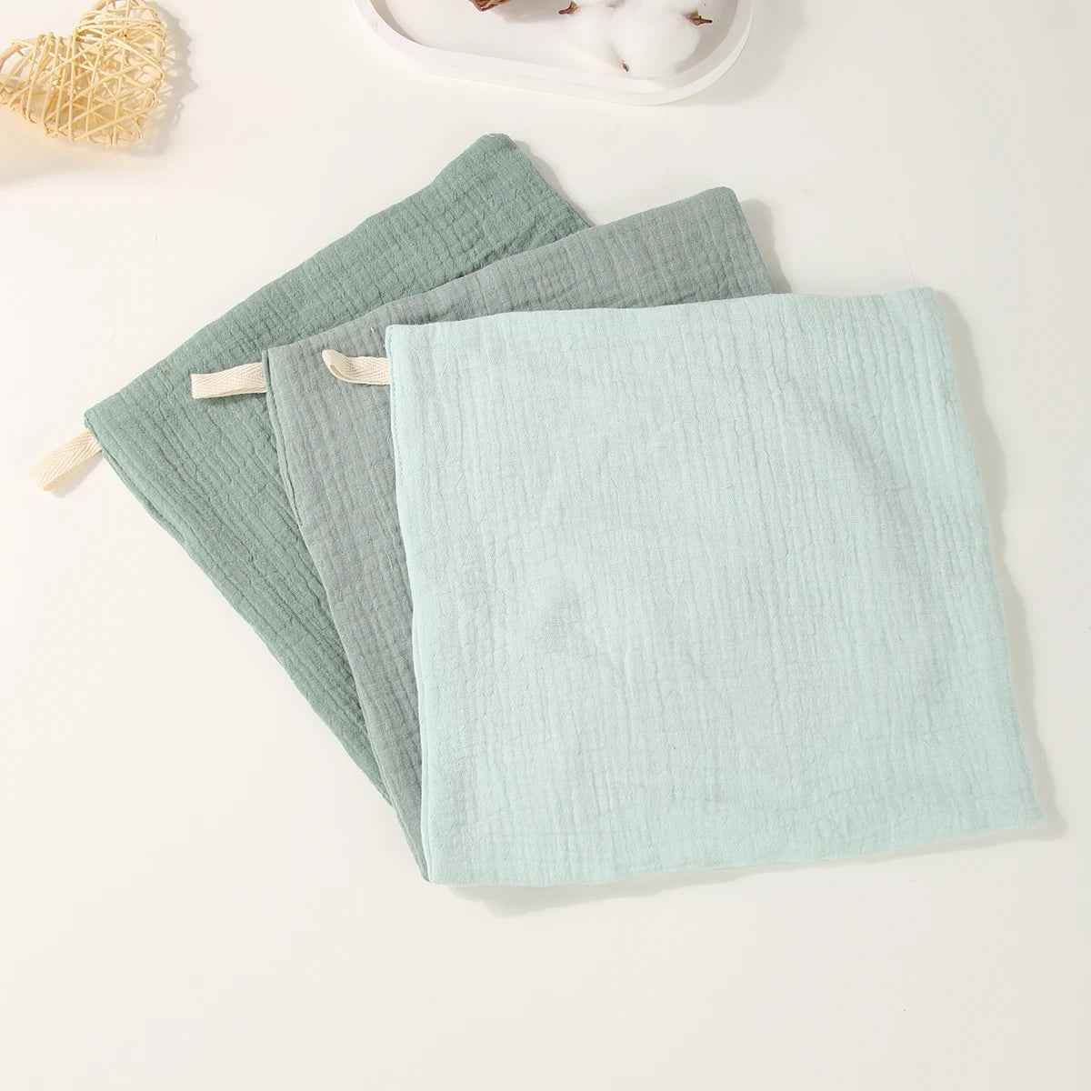 🌸 Gentle Touch! 🍼 Ultra-Soft Baby Gauze Towels – Perfect for Face, Hands & All-Day Snuggles 💕 - ThiGui