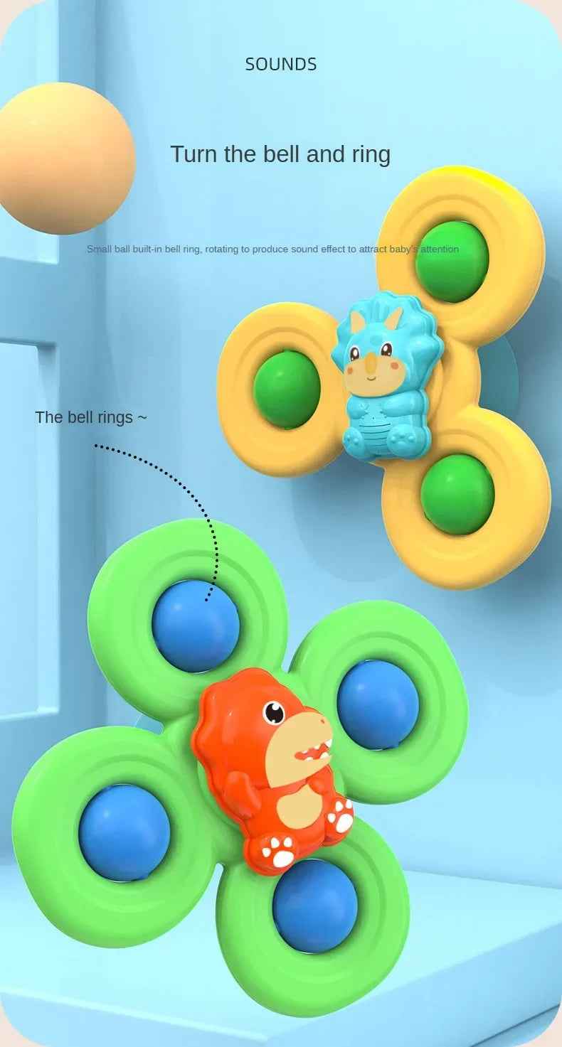 🌀 Spinner Suction Toys – Bath Time, Play Time, Anytime Fun! 🚿👶 - ThiGui
