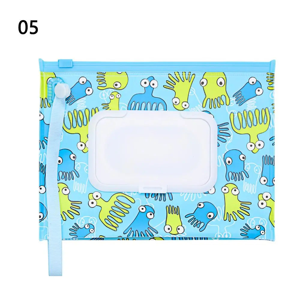 🧷 Smart Wet Wipes Bag – Snap, Strap & Go! Perfect for Mum Life on the Move! 💖🍼 - ThiGui