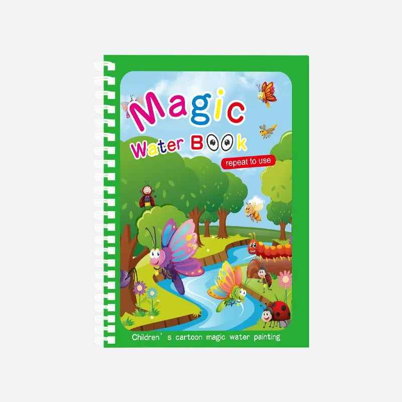 💧 Just Add Water – Mess-Free Magic Coloring Book for Little Artists! 🎨🦄 - ThiGui