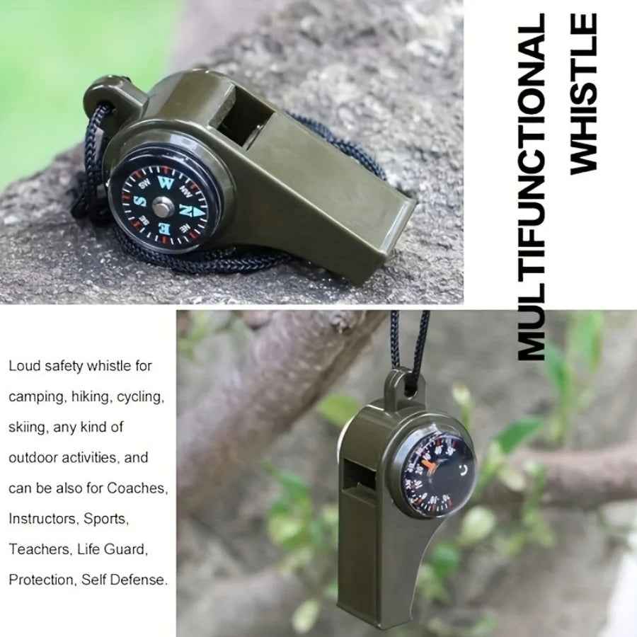 🎈Adventure-Ready! 3-in-1 Compass Whistle Thermometer for Brave Boys on the Go - ThiGui