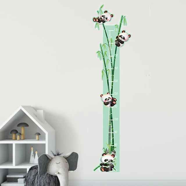 Watch Me Grow! Cute Animal Height Chart Wall Sticker for Boys’ Rooms - ThiGui