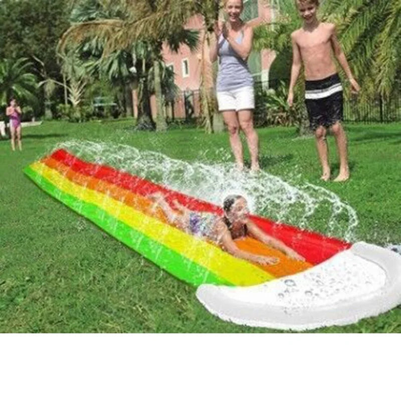 🌊💦 Slip, Slide & Smile! Backyard Water Slide with Sprinkler – The Ultimate Summer Splash 🌞👧🧒 - ThiGui