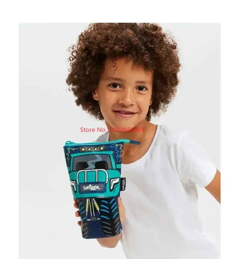 🚛 Smiggle Blue Truck Backpack Set – Cool & Practical for School Boys! 🎒 - ThiGui