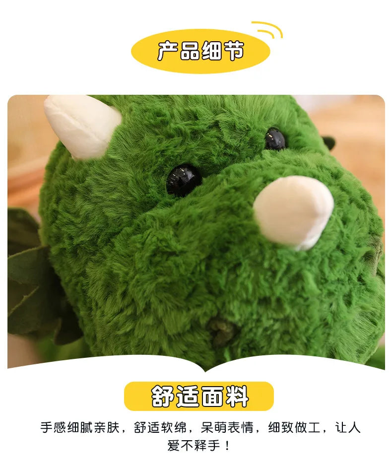 🦕 From Egg to Snuggle – Magical Dinosaur Plush for Roaring Cuddles! 💚🥚 - ThiGui