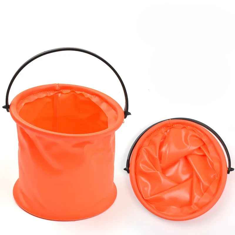 🎣 Handy Folding Bucket for Busy Days – Perfect for Fishing, Car Washes, and More! 🎣 - ThiGui