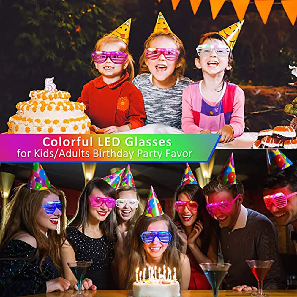 🎉 Glow Party Glasses – Light-Up Fun for Birthdays, Sleepovers & Celebrations! 😎✨ - ThiGui