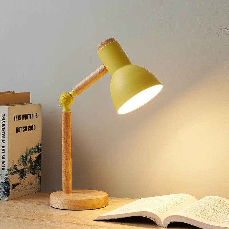 💡Nordic Wooden Desk Lamp – A Stylish Glow for Cosy Nights! - ThiGui