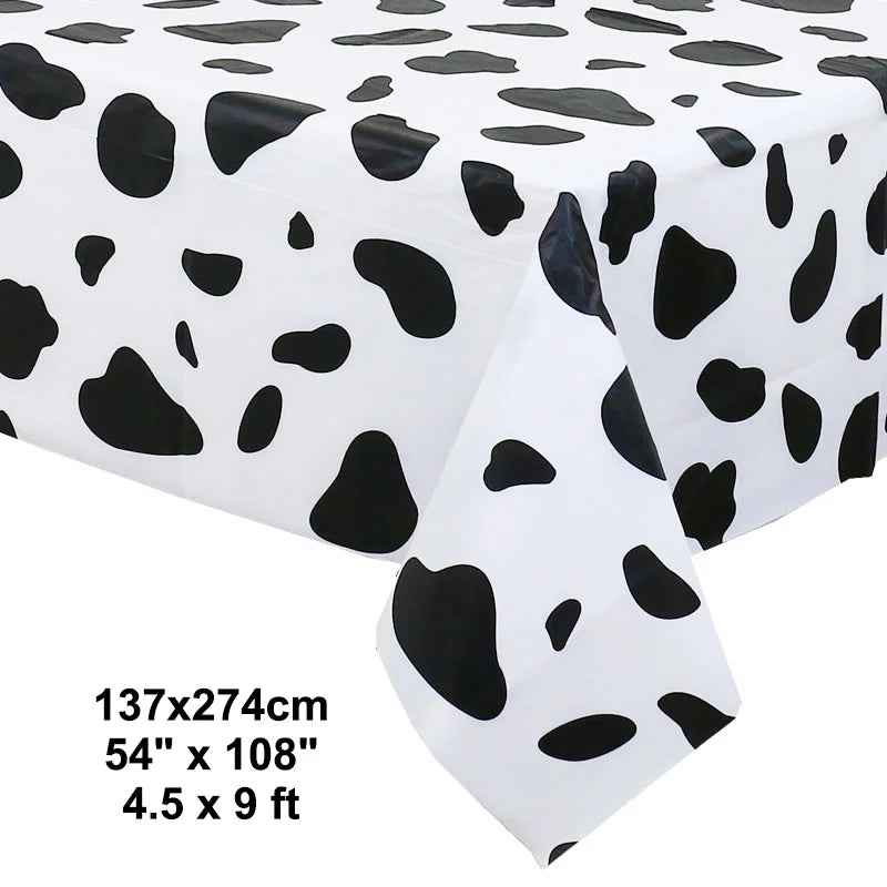 🐷Oink, Moo, Baa – Adorable Farm Animals Tablecloth for a Barnyard Bash! 🐮🐑 - ThiGui