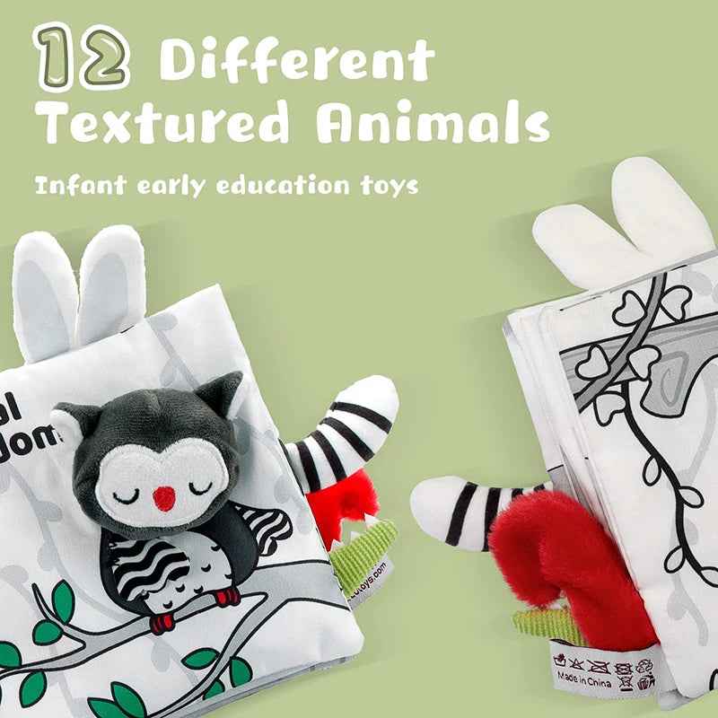 📘 Sensory Soft Baby Books – A Tiny Treasure for Little Hands 🍼👶 - ThiGui