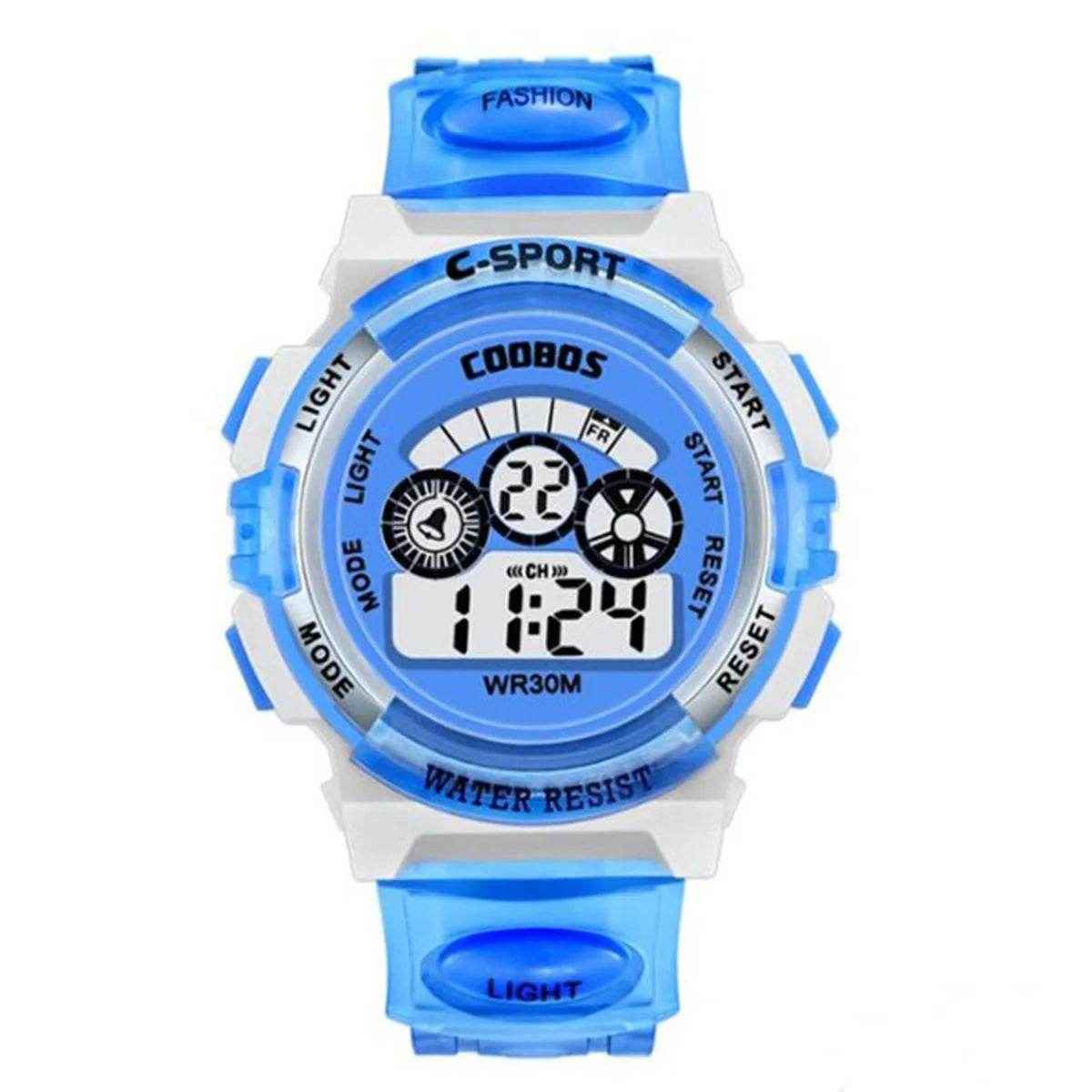 🕒Fun, Colourful & Tough! Kids’ Luminous Watch – Waterproof & Packed With Features ⌚🌈 - ThiGui
