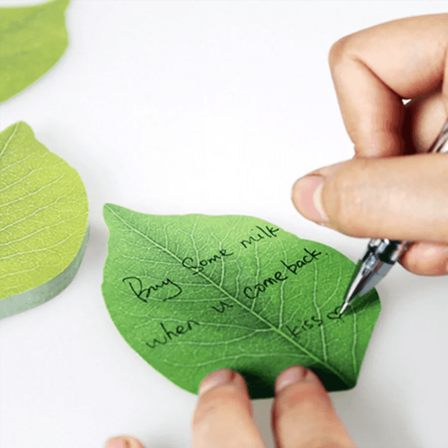 🌿Fun Leaf-Shaped Sticky Notes – Make Every Reminder Bloom with Joy! - ThiGui
