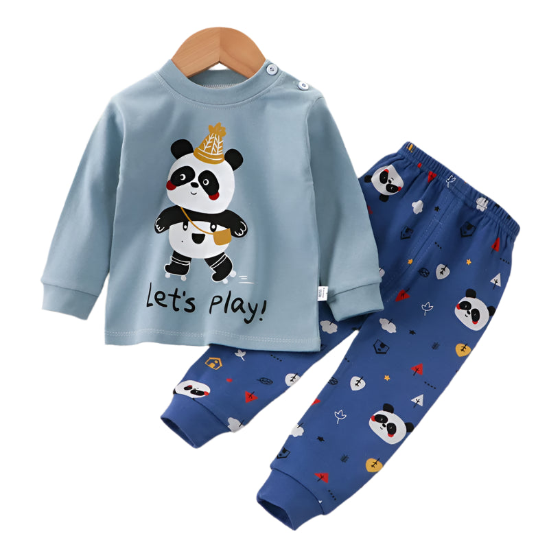 🌙Adorable Cartoon Baby Pajama Set – Snug, Soft & Super Cute! 💤 - ThiGui