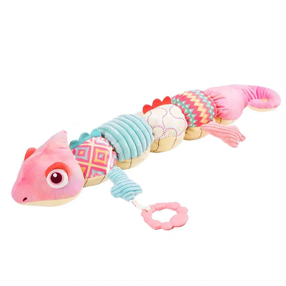 🎵 Snuggle & Shake! Soft Baby Caterpillar Rattle Toy for Newborns 👶✨ - ThiGui