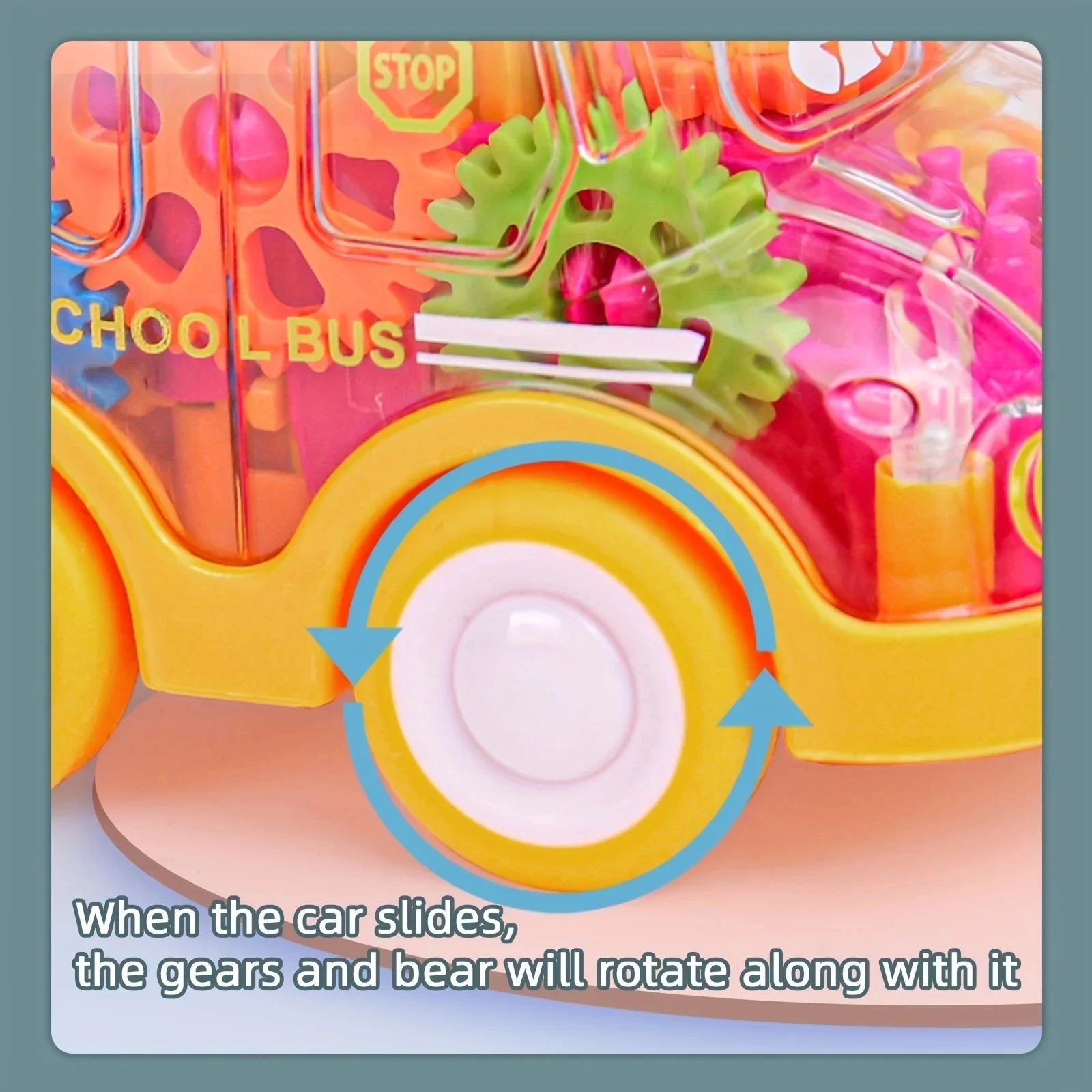 🚗 Zoom & Click Gear Car – Press-and-Go Fun for Curious Little Drivers! 🔧✨ - ThiGui