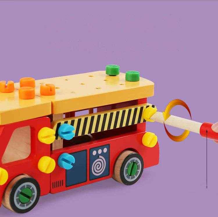 🌳Fix, Twist, and Learn! Montessori Wooden Busy Board for Hands-On Little Builders 🧰🪵 - ThiGui