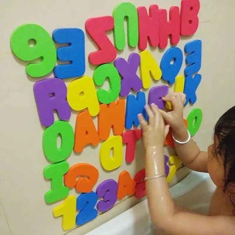 🔤🛁 Alphabet & Numbers Bath Toy – Learn While You Splash! 💧👶 - ThiGui
