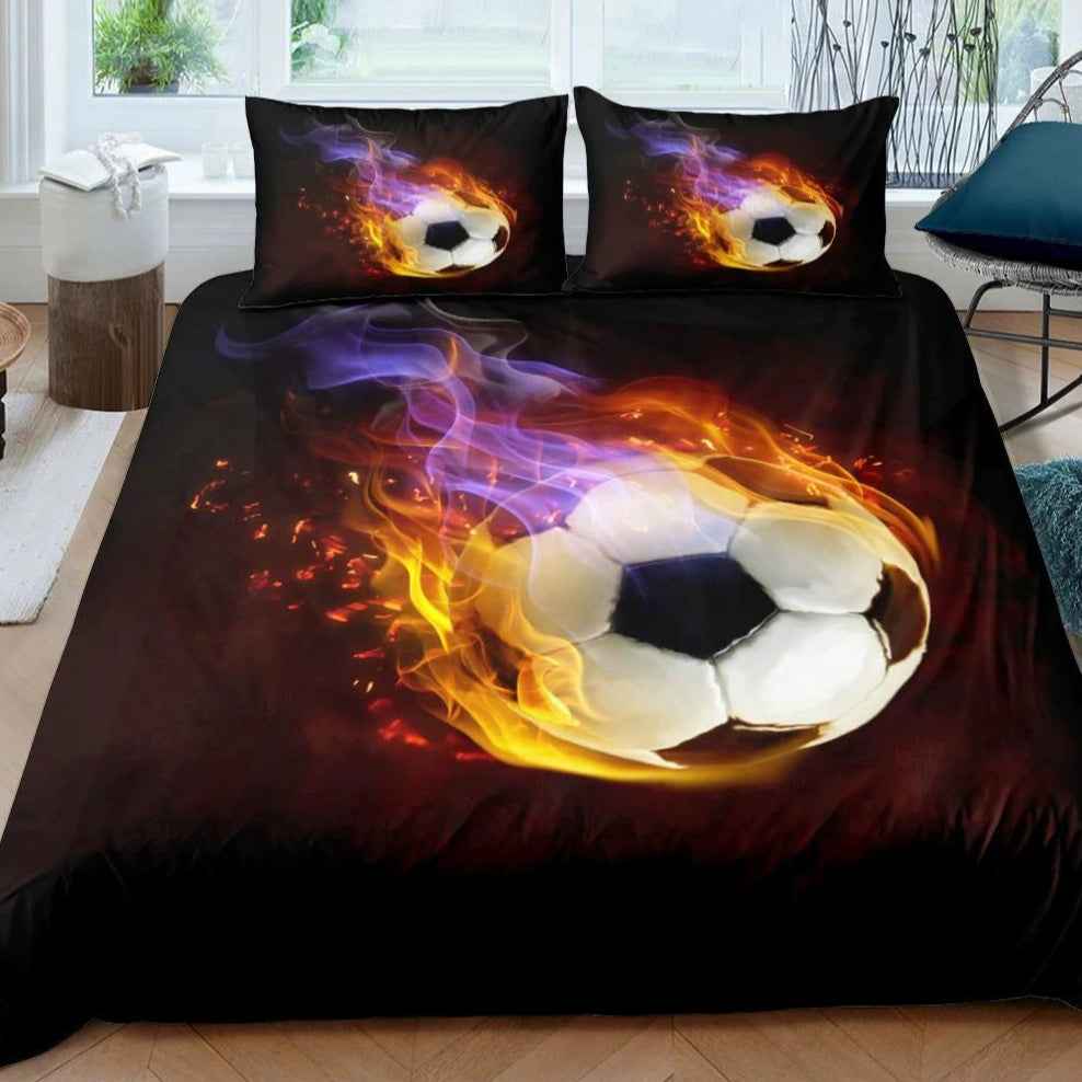 ⚽Goal Time! Dream Big with This Awesome Football Bedding Set - ThiGui