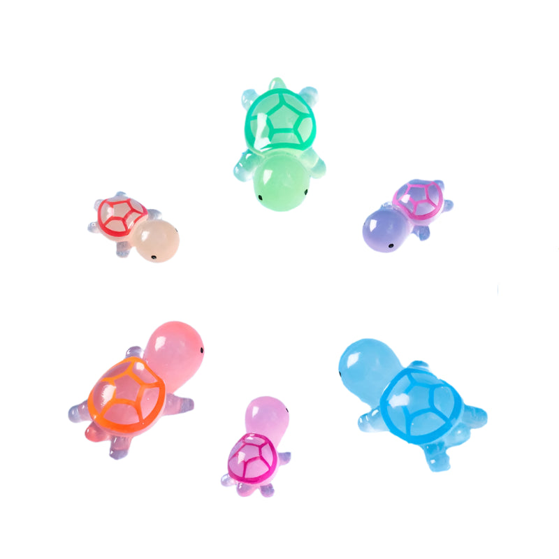 🐢🌟 Glowing Mini Turtle Set – 20 Pieces of Pure Magic for Play & Decor! ✨🌈 - ThiGui
