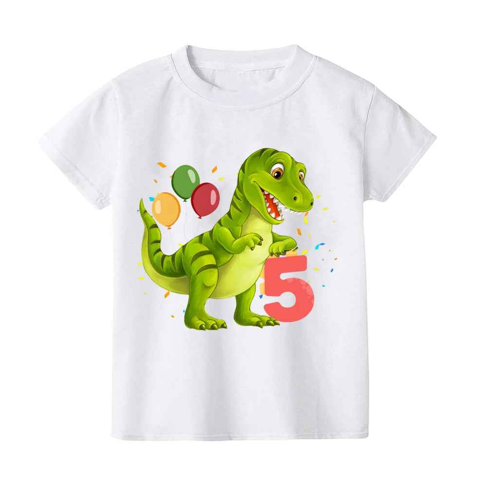 🦖🎉 Rawr! T-Rex Birthday Tee for Boys & Girls – Choose ANY Age! - ThiGui