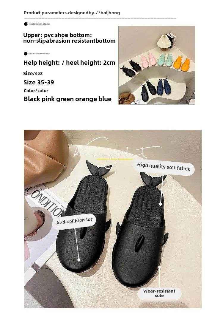 🦈Cheeky Shark Slippers for Boys – Snappy Style, Soft Comfort! - ThiGui