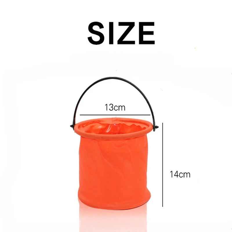 🎣 Handy Folding Bucket for Busy Days – Perfect for Fishing, Car Washes, and More! 🎣 - ThiGui