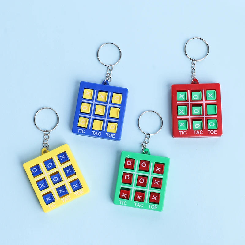 🎒🎯 Mini Tic Tac Toe Game Keychains – Pocket-Sized Fun for Smart Little Minds! 🧠✨ - ThiGui