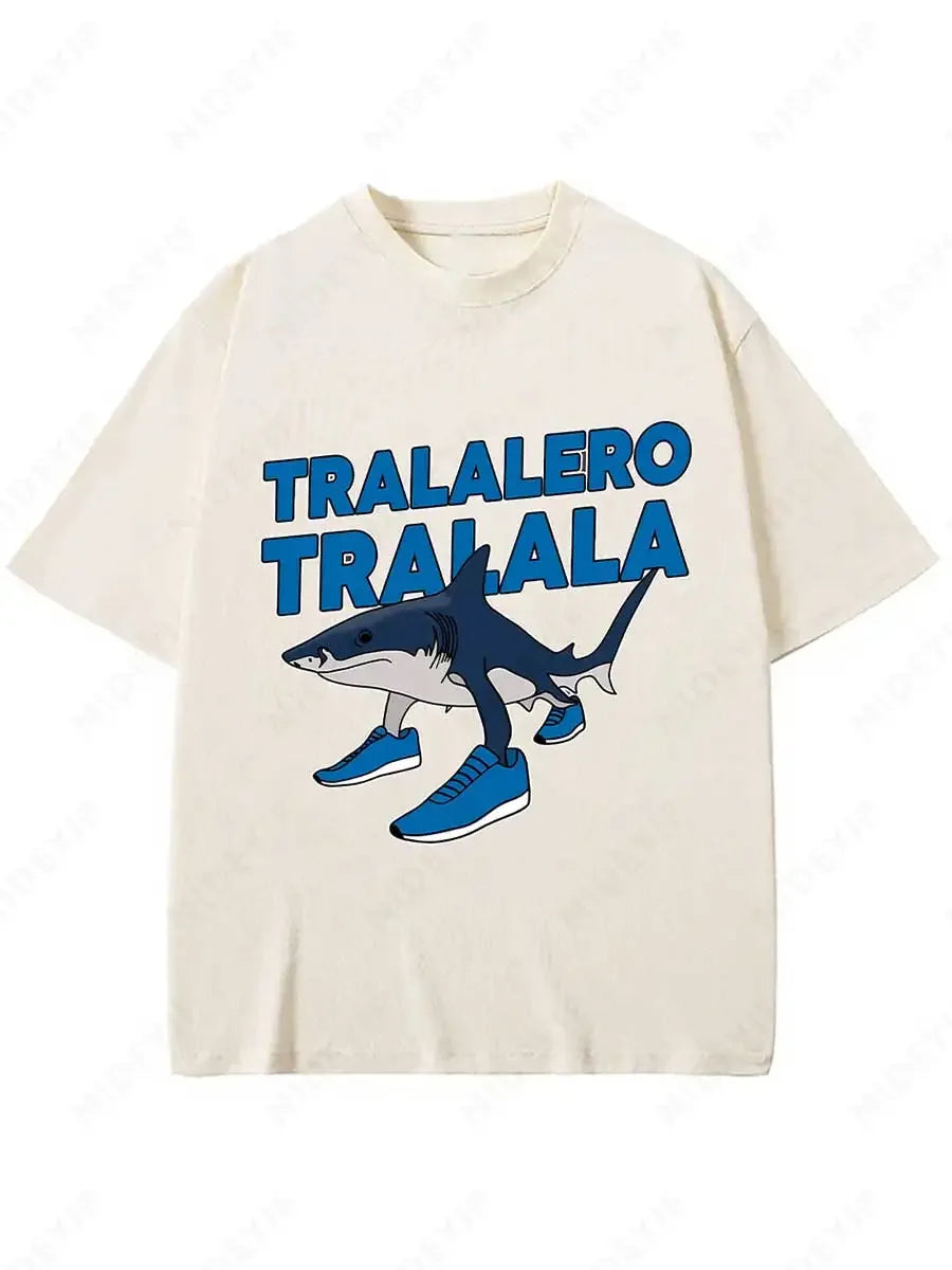 🦈 LOL Shark Alert! Funny Meme T-Shirt for Boys – Tralalero Tralala – Cool, Comfy & Totally Unique! 🤪👕 - ThiGui