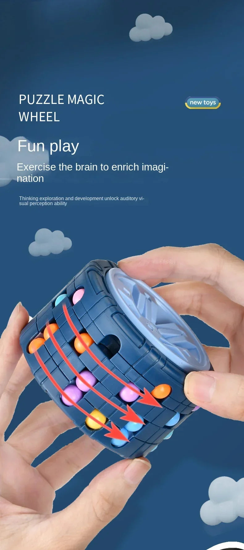 🧠 Magical Bean Cube – Fidget, Learn & Calm Little Hands! ✨🎯 - ThiGui