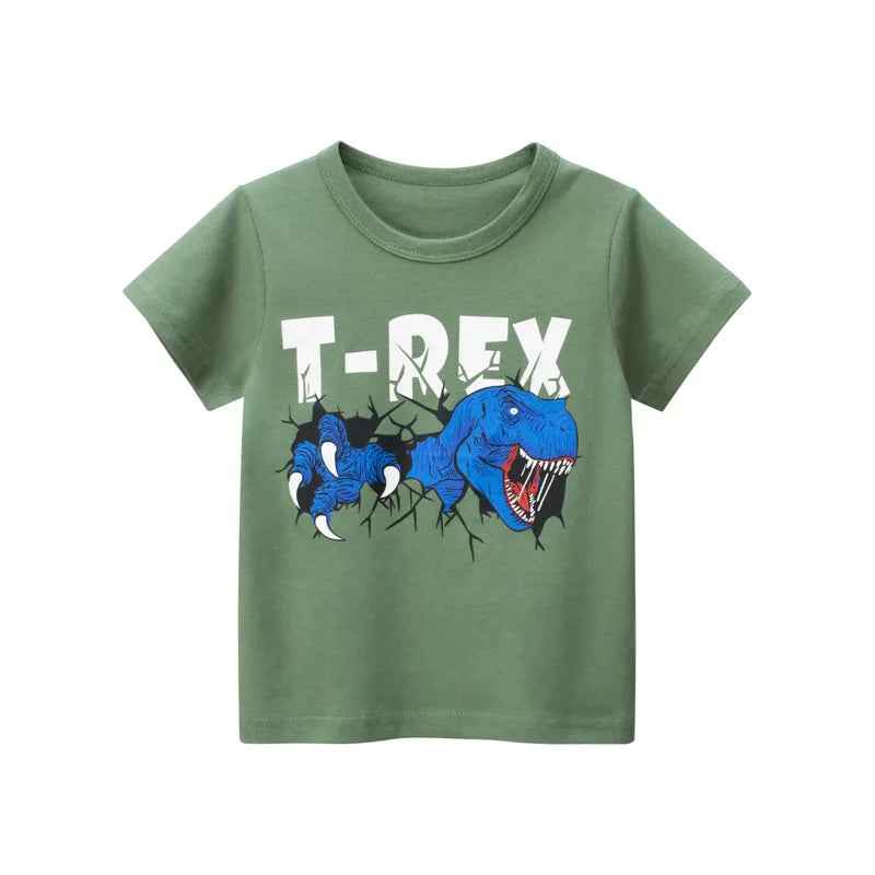 👕Cool & Comfy Cartoon T-Shirts for Boys – Perfect for Summer Fun! - ThiGui