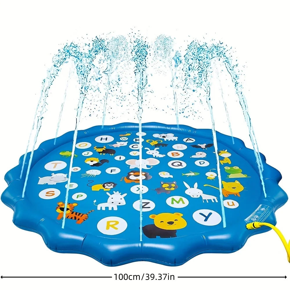 💦 Splash Time! Water Sprinkler Mat for Kids & Pets – Garden Fun All Summer 🐾🌞 - ThiGui
