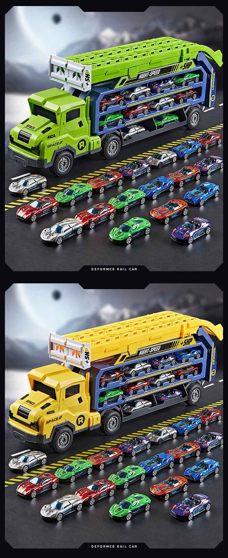 🚗 Rocket Racer Track Set – Loop, Launch & Transform into Hours of Fun! 🛞🚀 - ThiGui