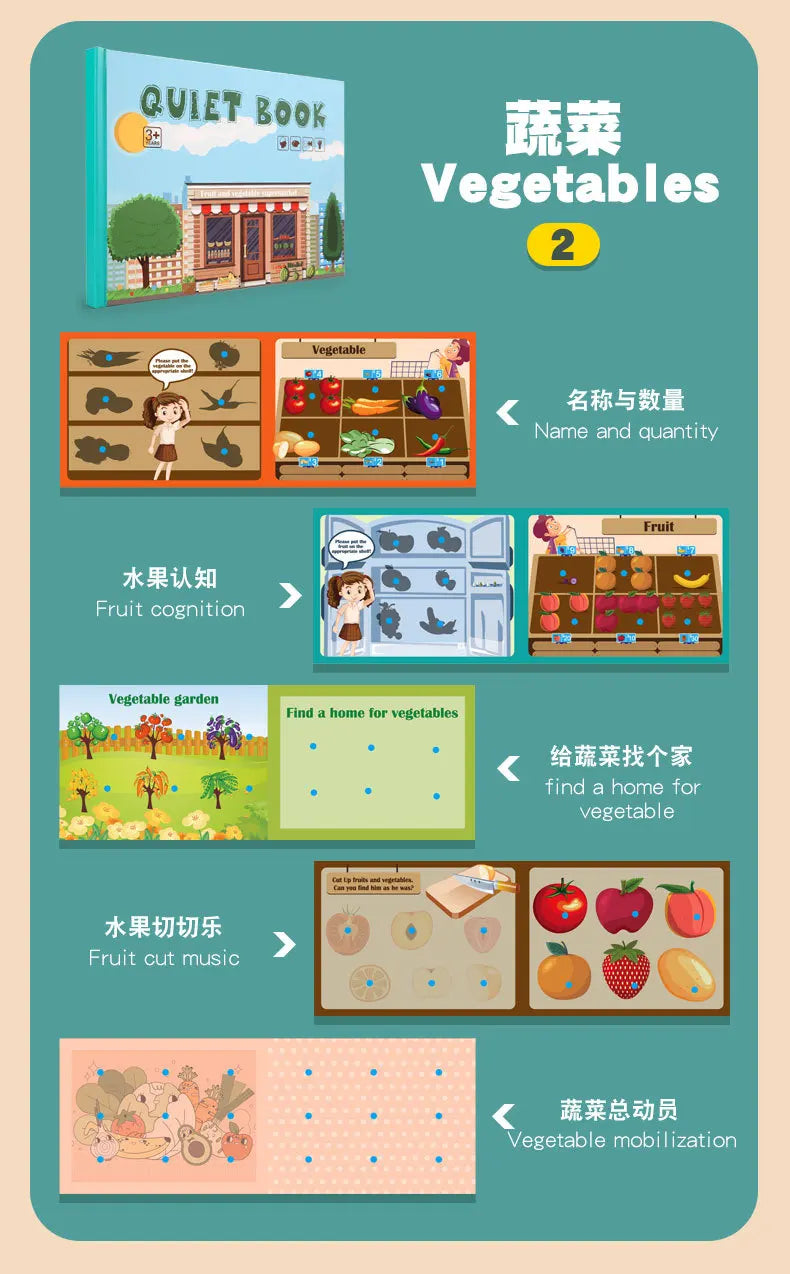 📘 My First Montessori Busy Book – Hands-On Learning Fun for Little Minds! 🧠✨ - ThiGui