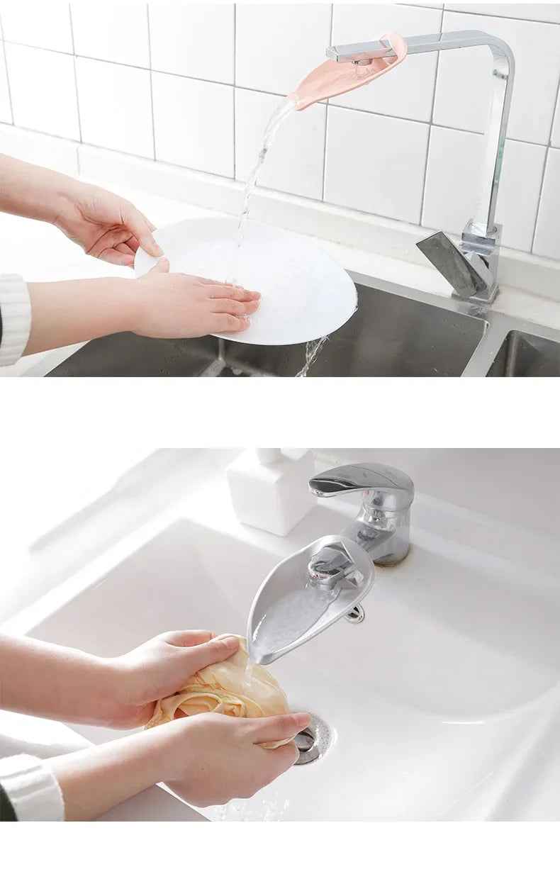 🛁 Splash-Free Hand Washing Made Easy – Clever Faucet Extenders for Little Hands! 🖐️ - ThiGui