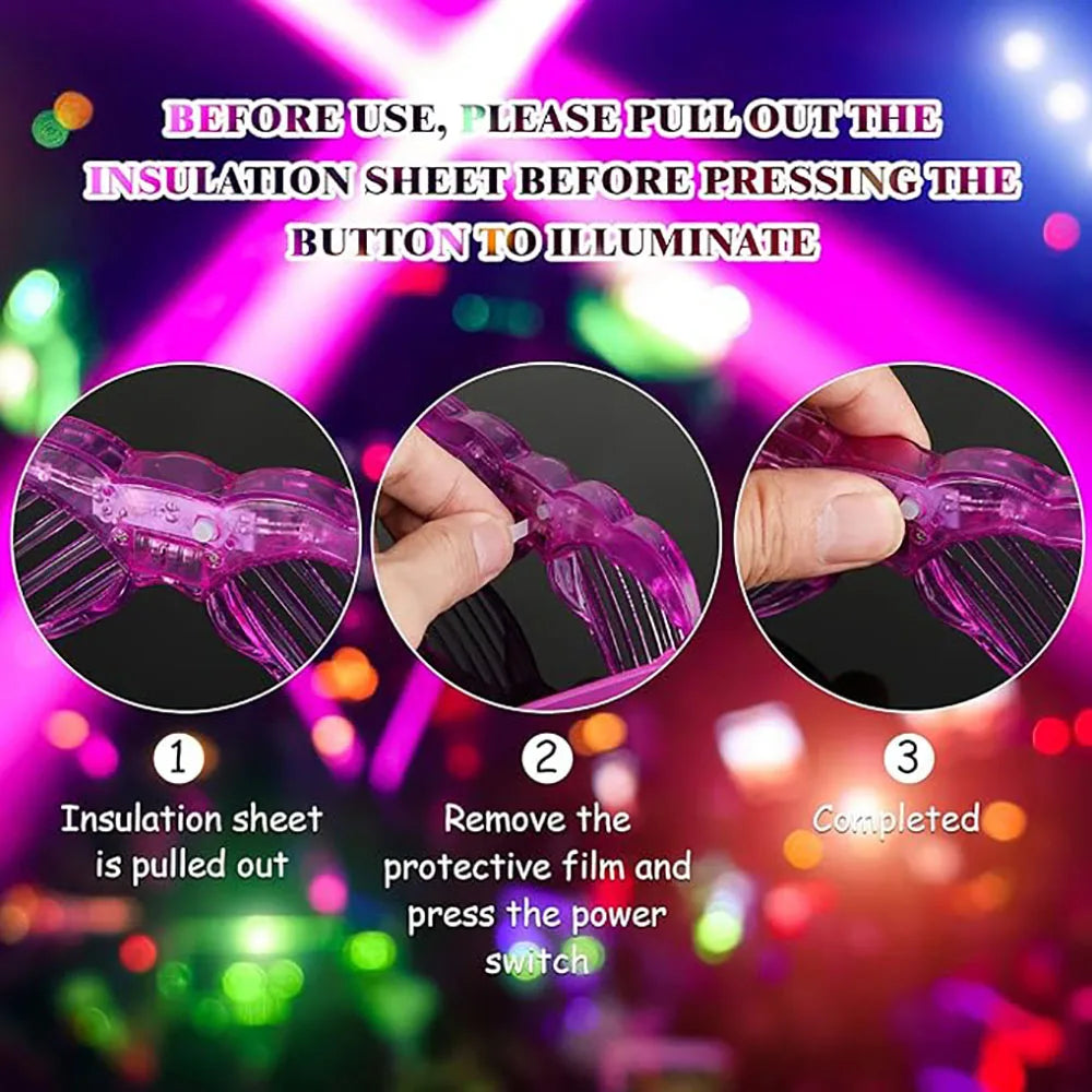 🎉 Glow Party Glasses – Light-Up Fun for Birthdays, Sleepovers & Celebrations! 😎✨ - ThiGui