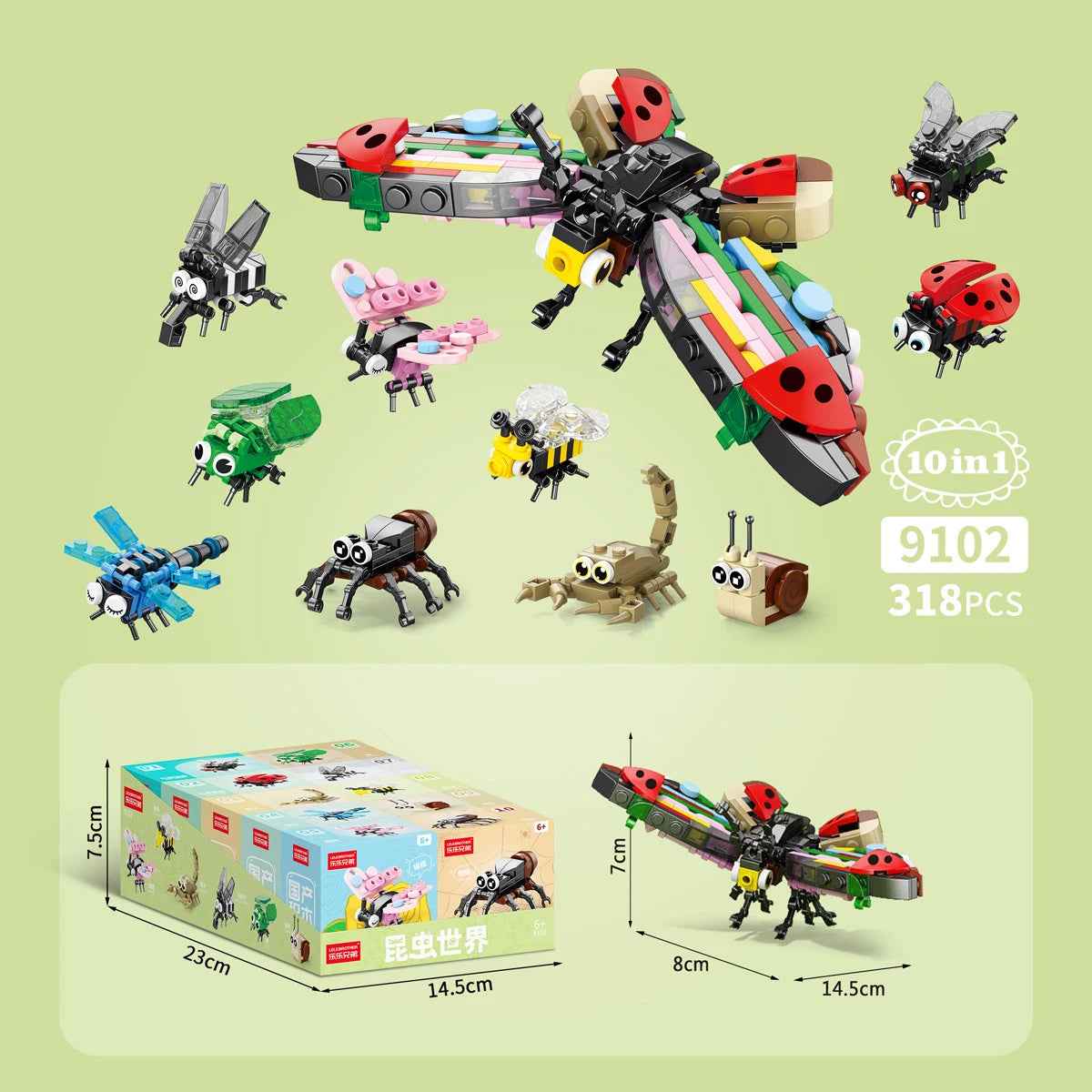 🐞 Tiny Bricks, Big Brains – Insect & Animal Diamond Block Kits for Clever Creators! 🐝🧩 - ThiGui