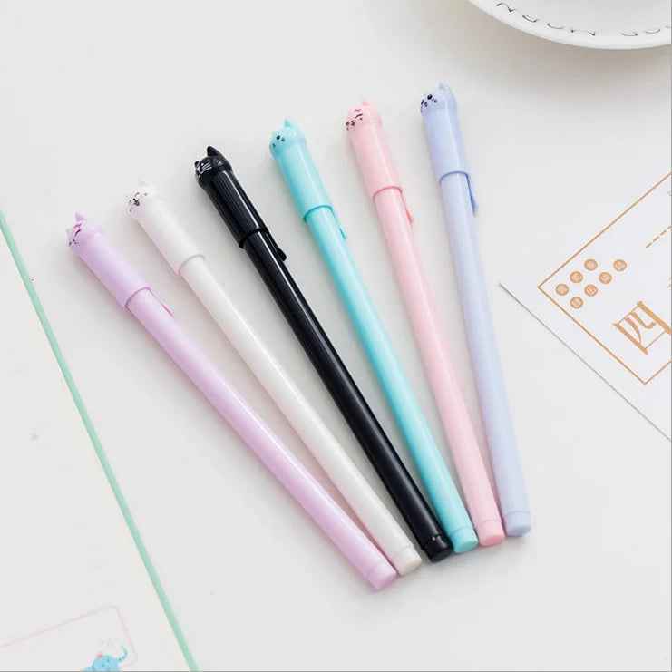 🖊️Purr-fectly Cute! 6 Black Cat Gel Pens That Kids (and Mums) Adore - ThiGui