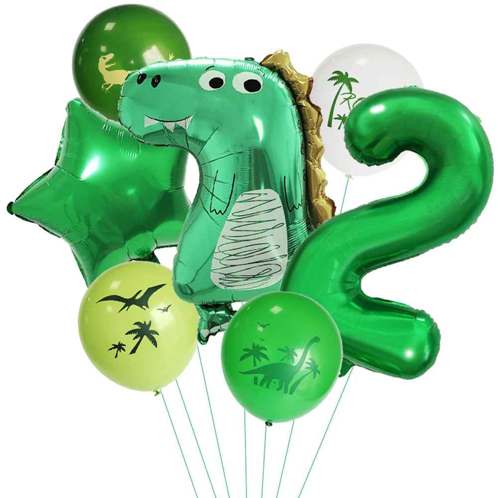 🦕 Dino-Roar Party Set – Fun Disposable Tableware for a Jurassic Birthday Bash 🎂🎈 - ThiGui