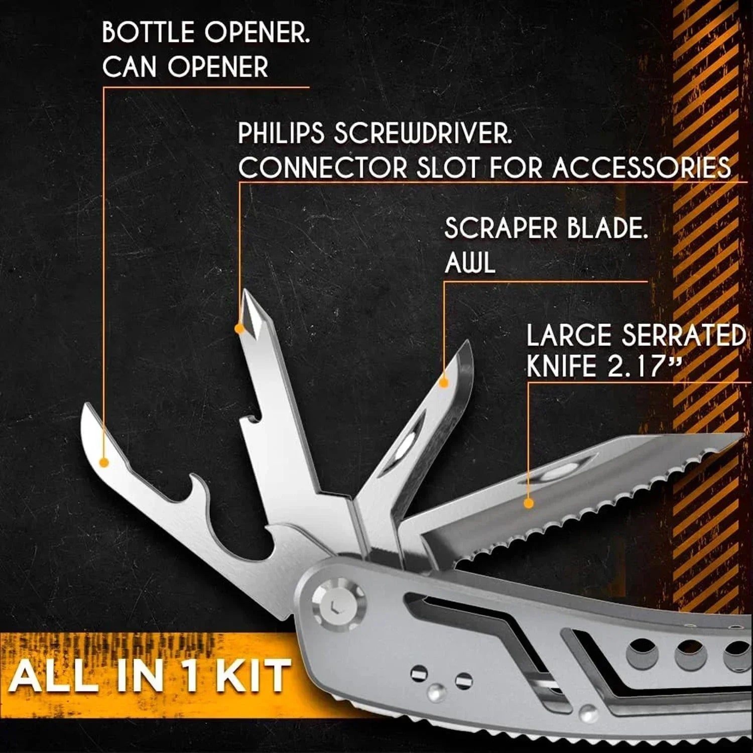 🛠️ Dad’s Everyday Hero Tool – 24-in-1 Survival Multitool 🔧🔥 - ThiGui