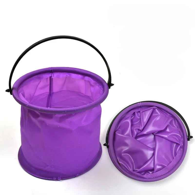 🎣 Handy Folding Bucket for Busy Days – Perfect for Fishing, Car Washes, and More! 🎣 - ThiGui