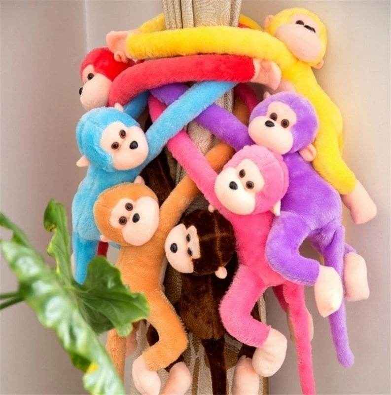 🧸Cuddly Long-Arm Monkey – The Hanging Buddy Every Little Boy Will Adore! - ThiGui