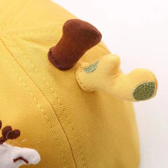 🦒 Cute Giraffe Sun Hat – Adorable Duckbill Cap for Baby Boys & Girls! ☀️🧢 - ThiGui
