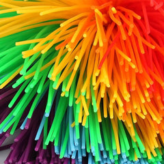 🌈 Bounce, Stretch & Giggle – Rainbow Stringy Fidget Balls for Endless Fun! 🧶✨ - ThiGui