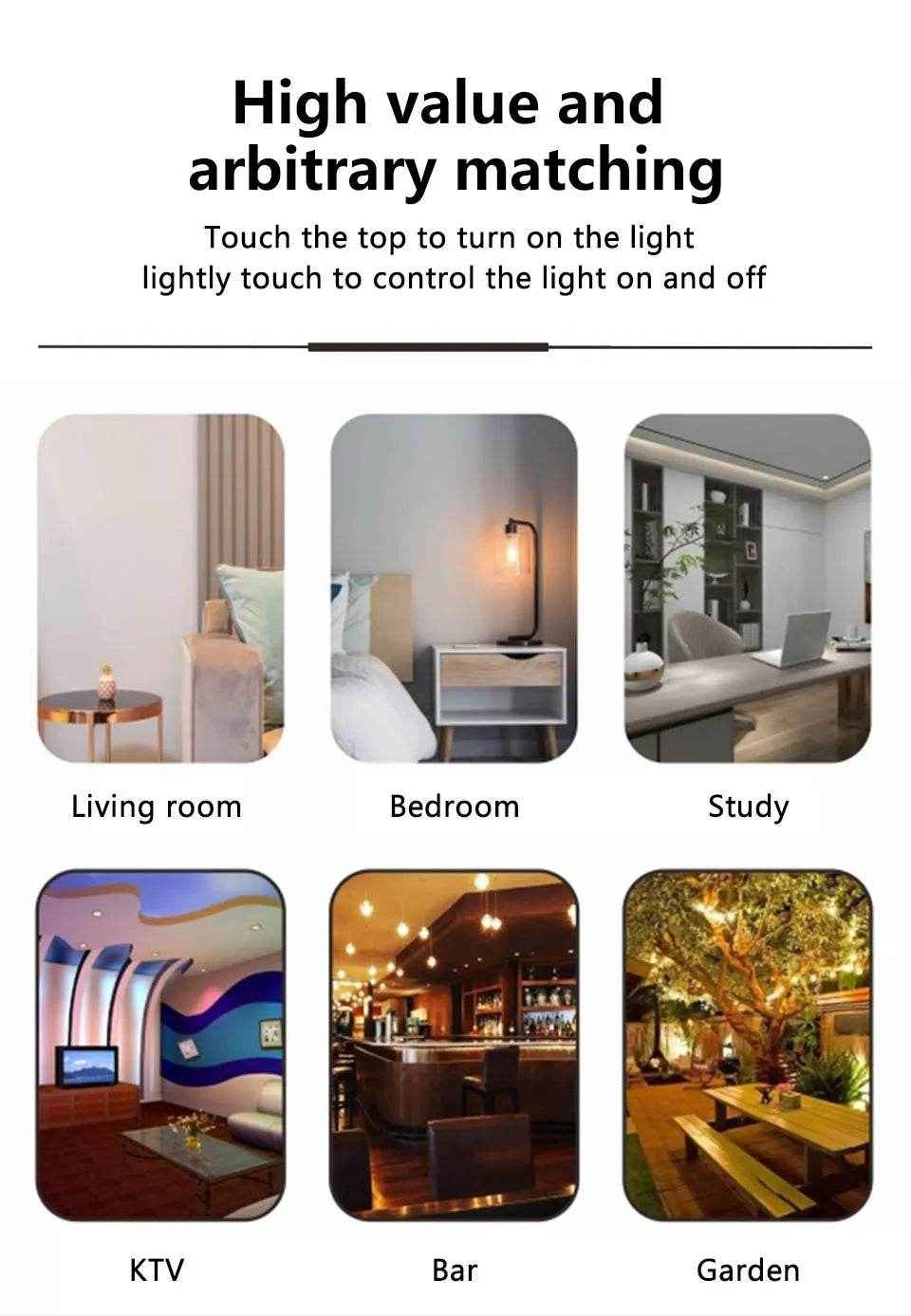 ✨ Touch, Glow & Go – Chic Rechargeable LED Table Lamp for Cosy Corners & Bedtime Calm - ThiGui