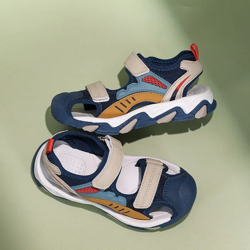 🏖️ Cool, Comfy & Ready to Go! Boys' Slip-On Sandals for Summer Adventures ☀️👣 - ThiGui