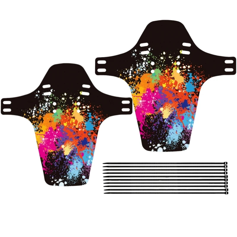 🚲 Front & Rear Mudguard Set | Universal Fit for Kids’ Mountain Bikes – No More Muddy Clothes! 🧼🌦️ - ThiGui