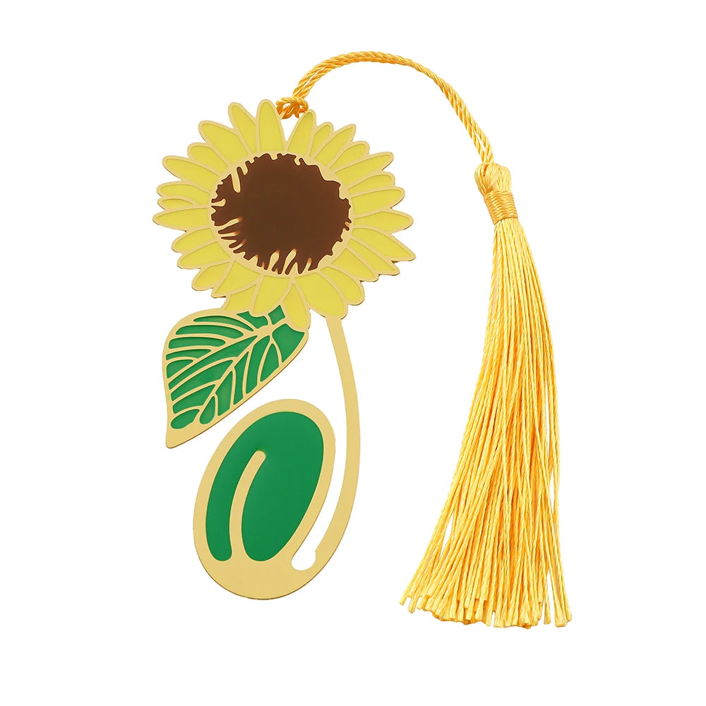 🌻📖 A Blooming Thank You – Handmade Metal Flower Bookmark for Inspiring Teachers 🌸💛 - ThiGui